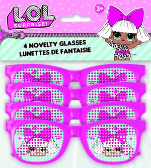 LOL Surprise Pinhole Novelty Glasses  4ct