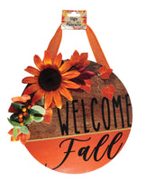 12" Fall Greeting Sign