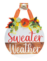 12" Fall Greeting Sign