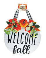 12" Fall Greeting Sign