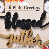 Harvest Plate Greeters