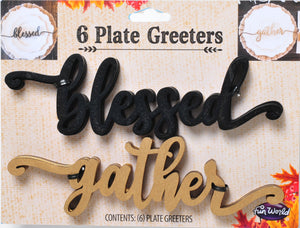 Harvest Plate Greeters