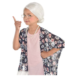 100th Day of School Old Maid Wig