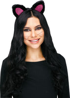 Cat Black Headband