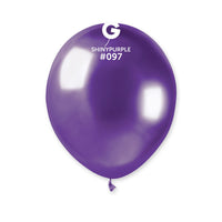 5in. Shiny Gemar Latex Balloon 50 ct.