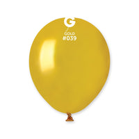 5in. Metallic Gemar Latex Balloon 100 ct.