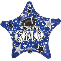 18" Congrats Grad Star (Various Colors)