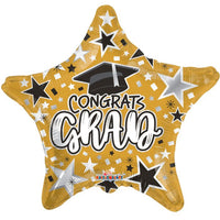 18" Congrats Grad Star (Various Colors)