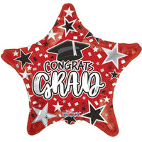 18" Congrats Grad Star (Various Colors)