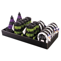 6" Tinsel Halloween Assorted Decorations