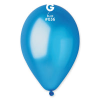 12in. Metallic Gemar Latex Balloons 50 ct.