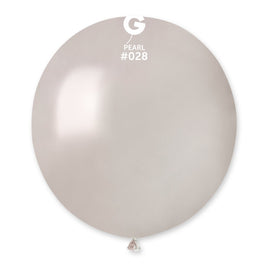 19in. Metallic Gemar Latex Balloons 25ct.