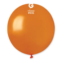 19in. Metallic Gemar Latex Balloons 25ct.