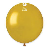 19in. Metallic Gemar Latex Balloons 25ct.