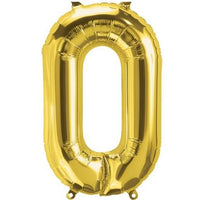 34" GOLD NUMBER MYLAR/FOIL BALLOON