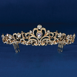 2" Gold Tiara