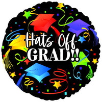 18" Hats Off Grad