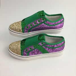 Mardi Gras Sparkle Sneakers