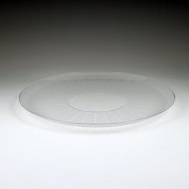 12" Round Catering Tray, Clear