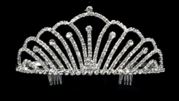 Scalloped Tiara 2.5" H