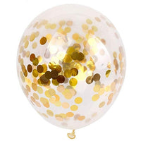 12" Confetti Latex Balloons 4 ct.