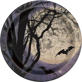 Spooky Night Round 7" Dessert Plates  8ct