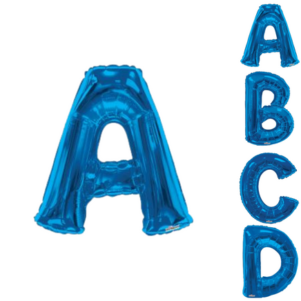 34in Royal Blue Foil Letter Balloon