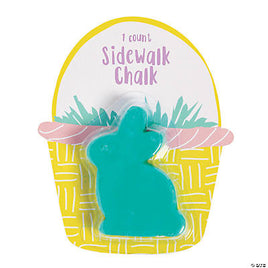 Easter Bunny Shaped Sidewalk Chalk