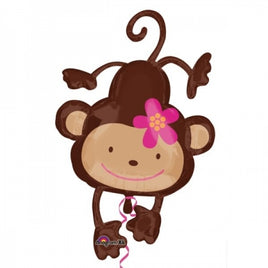 40" Cute Little Monkey Shaped Foil Balloon