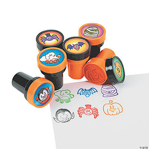 Plastic Halloween Stamps