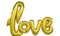 40" Love Script Foil Balloon (Air-Filled)