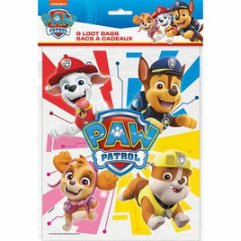 Paw Patrol Loot Bags 8ct